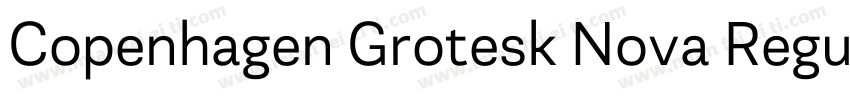 Copenhagen Grotesk Nova Regular字体转换